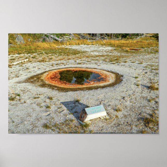 Poster Economic Geyser, Parque Nacional de Yellowstone (Frente)