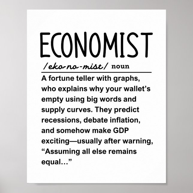 Poster Economista (Frente)