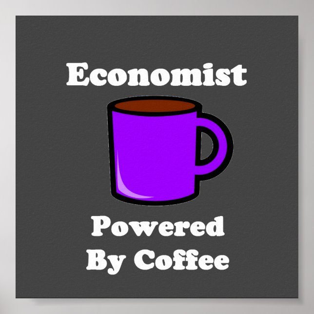 Poster "Economista" Powered by Café (Frente)
