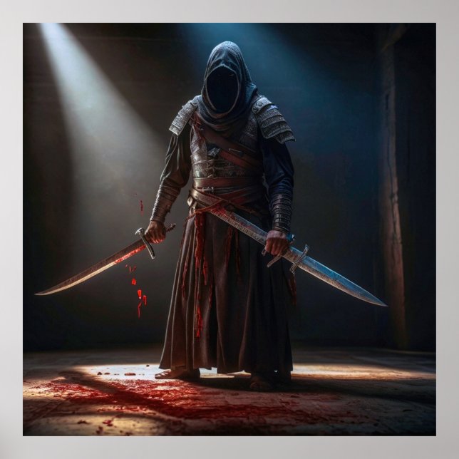 Poster Ecos da Lâmina: Confrontando Destino (Frente)