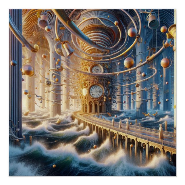 Pôster Ecos de 73: O Labirinto do Oceano Cronos (Frente)