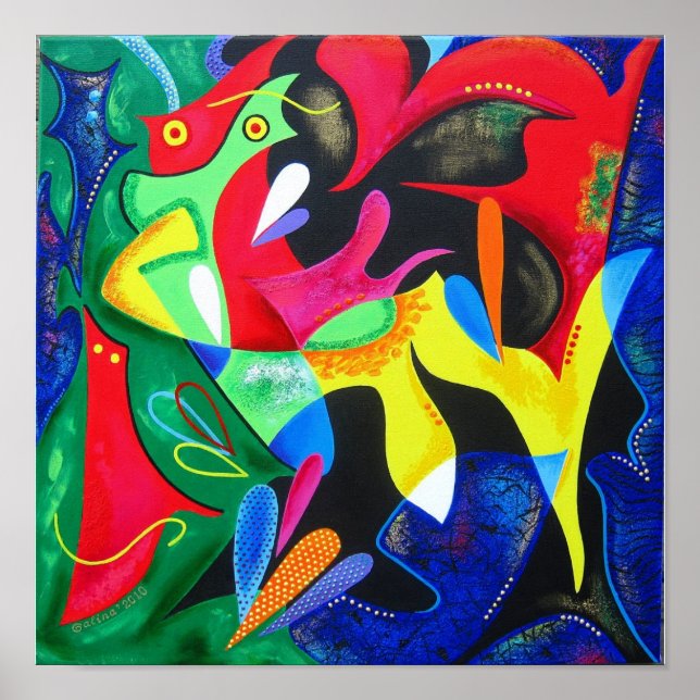 Pôster Ecos de Taino - Arte Porto Rico (Frente)