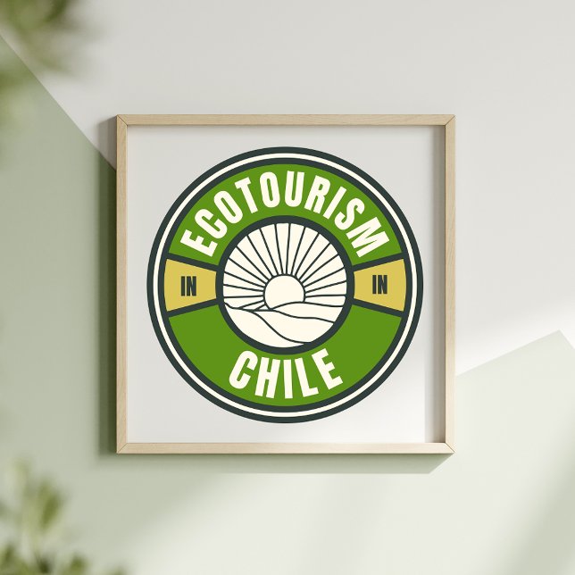 Poster Ecoturismo no Chile Pan de Azúcar Viagem lenta (Criador carregado)