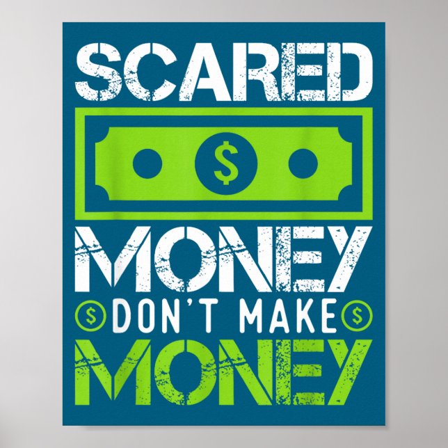 Poster Ed Dinheiro Não Faz Dinheiro Dólar Dinheiro Gráfic (Frente)