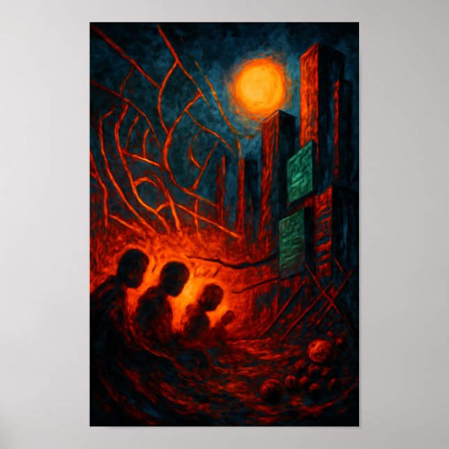 Poster Éden Destruído: A Crueldade do Amanhã (Frente)