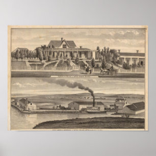 Poster Eden Landing, residência de Barron, armazéns