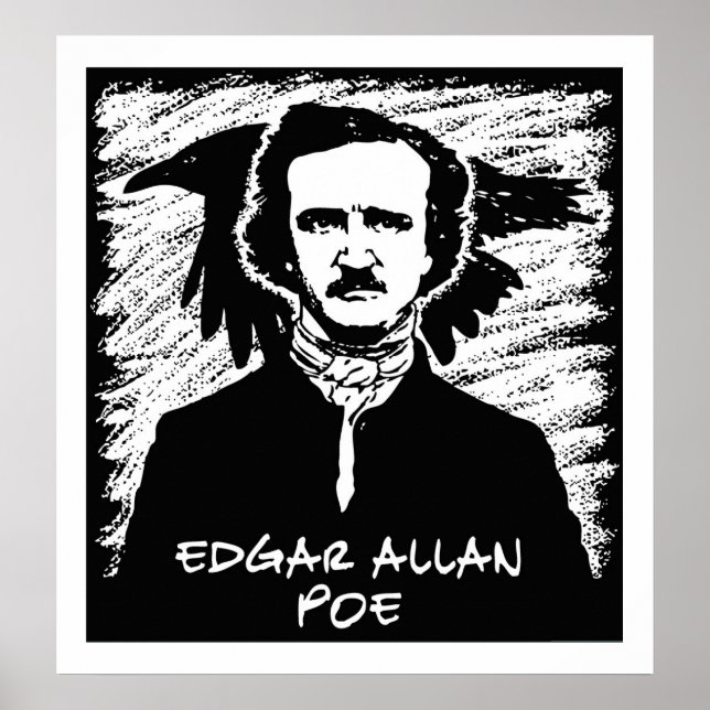 Pôster Edgar Allan Poe (Frente)
