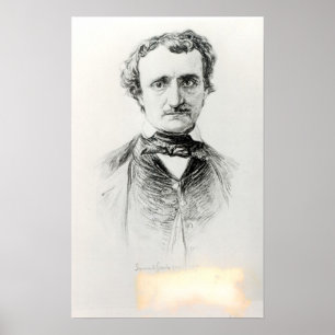 Pôster Edgar Allan Poe 1907