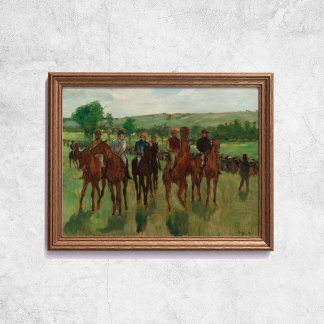 Poster Edgar Degas A Arte De Cavalos-Cavaleiros