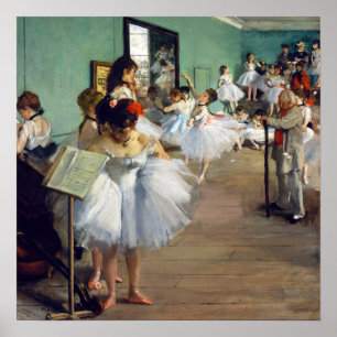Poster Edgar Degas - A Classe da Dança