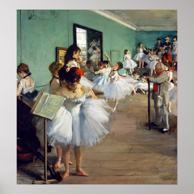 Poster Edgar Degas - A Classe da Dança (Frente)