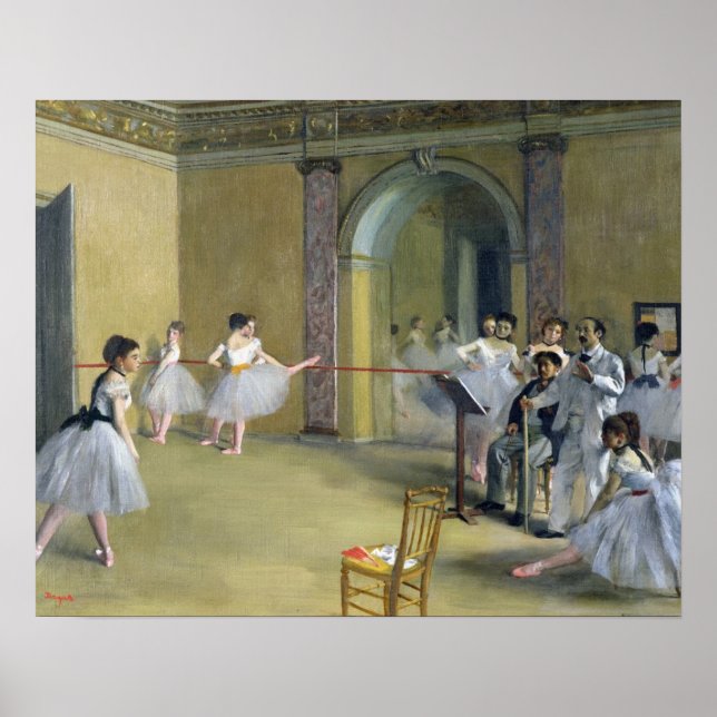 Pôster Edgar Degas | A Dança Foyer na Ópera (Frente)