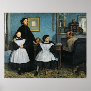 Pôster Edgar Degas a família de Bellelli, 1858-67