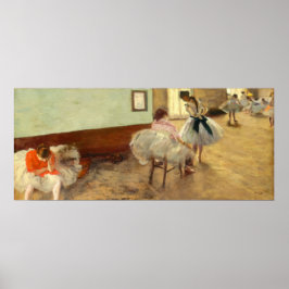 Pôster Edgar Degas A Lição Da Dança