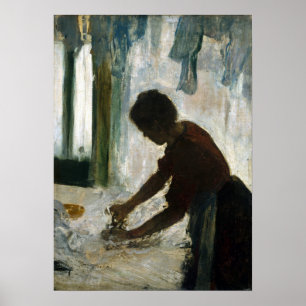 Pôster Edgar Degas A Mulher Ironia