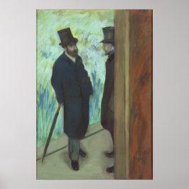 Poster Edgar Degas | Amigos no Teatro