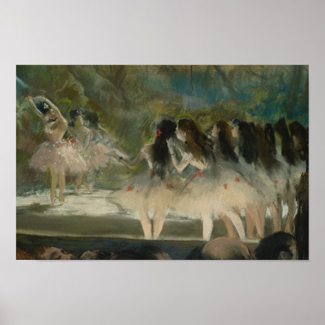 Pôster Edgar Degas - Balé na Ópera de Paris (Frente)
