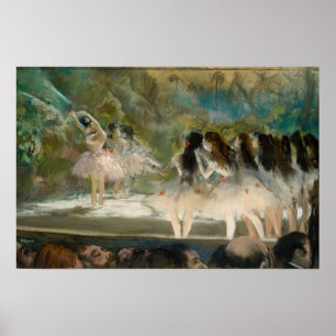 Poster Edgar Degas - Balé na Ópera de Paris