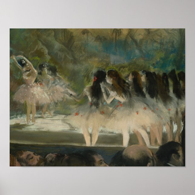 Pôster Edgar Degas - Balé na Ópera de Paris (Frente)