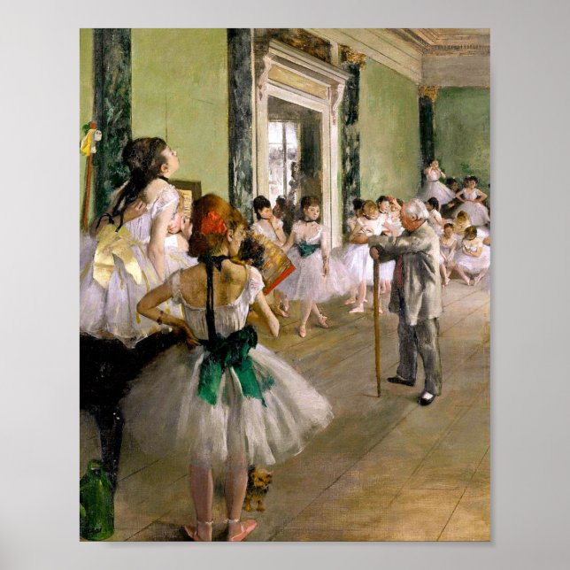 Poster Edgar Degas Classe de Dança (Frente)