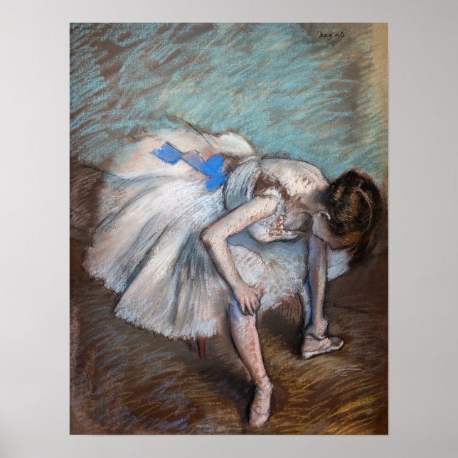 Poster Edgar Degas - Dançarina Sentada (Frente)
