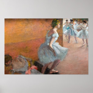Poster Edgar Degas - Dançarinas Subindo uma Escada
