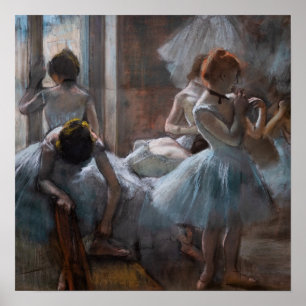 Poster Edgar Degas - Dançarinos