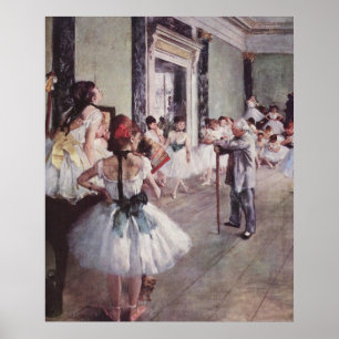 Pôster Edgar Degas - dançarinos das canvas do óleo da