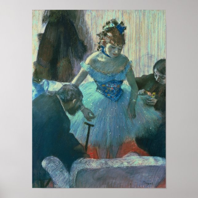 Poster Edgar Degas | Dancer in her dressing room (Frente)