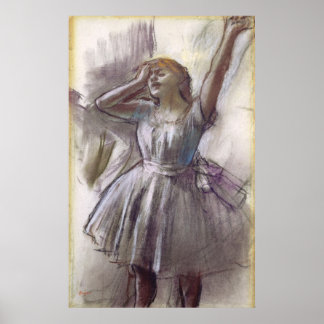 Poster Edgar Degas Dancer Stretching