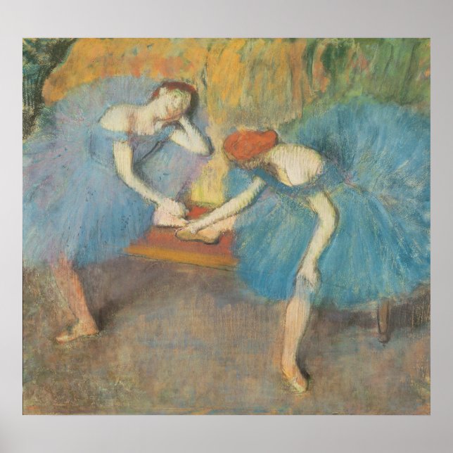Pôster Edgar Degas | Dois dançarinos no repouso, dançarin (Frente)