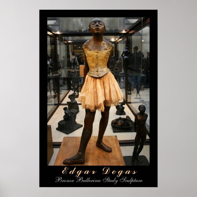 Pôster Edgar Degas: Estudo Ballerina em Bronze (Frente)