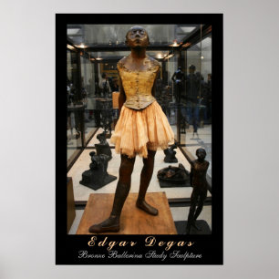Pôster Edgar Degas: Estudo de bronze da bailarina