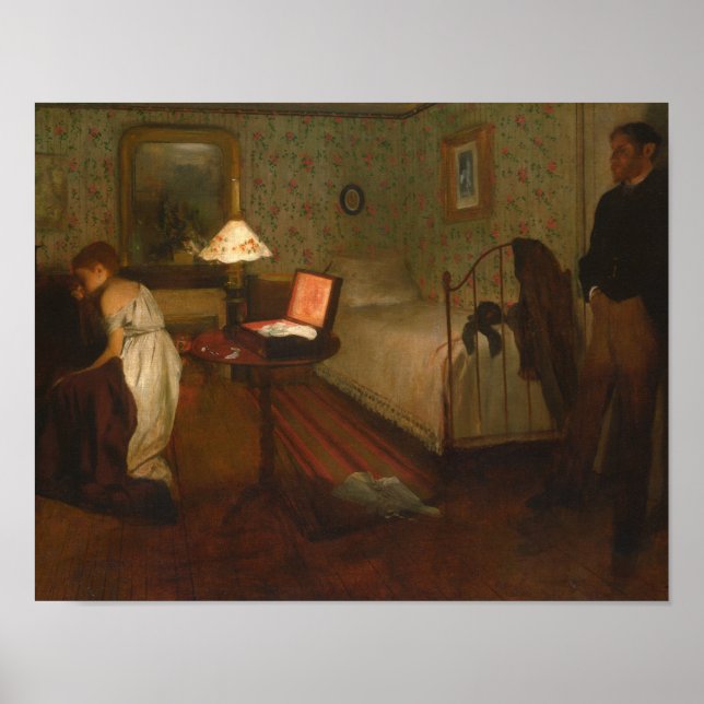 Poster Edgar Degas - Interior (Frente)
