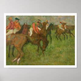 Poster Edgar Degas | Jockeys, 1886-90