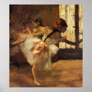 Pôster Edgar Degas La Répétition De Danse