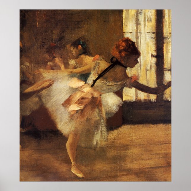 Pôster Edgar Degas La Répétition De Danse (Frente)
