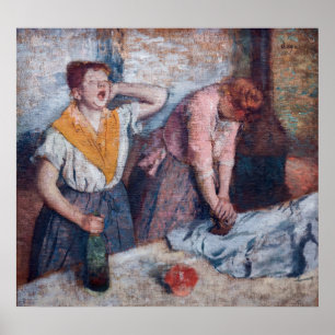 Poster Edgar Degas - Mulher Ironando