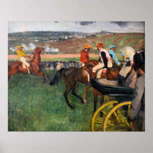 Poster Edgar Degas - No Races