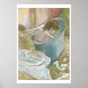 Pôster Edgar Degas o banho