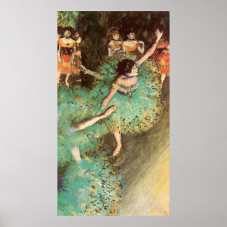 Poster Edgar Degas O Dançarino Verde