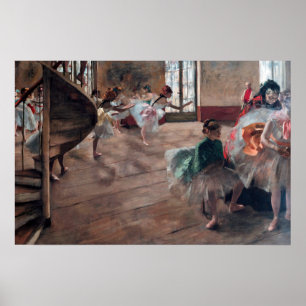Poster Edgar Degas - O Ensaio