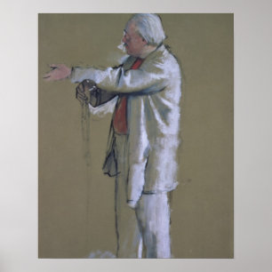 Pôster Edgar Degas o mestre do balé, 1875 (pastel)