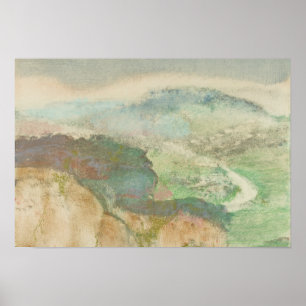 Pôster Edgar Degas - paisagem