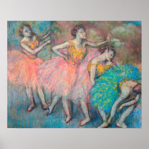 Poster Edgar Degas - Quatro Dançarinas