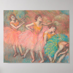 Poster Edgar Degas Quatro Dançarinos