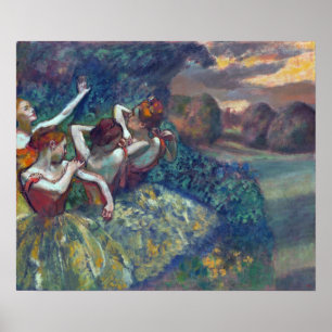 Poster Edgar Degas Quatro Dançarinos