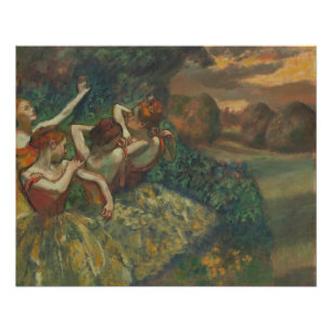 Pôster Edgar Degas Quatro estações na cabeça única,