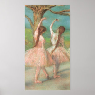Pôster Edgar Degas Rosa Dancer