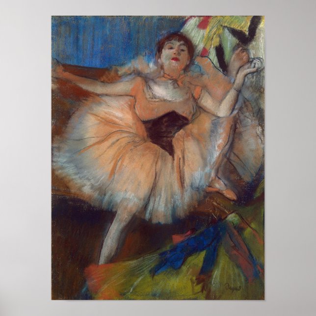 Pôster Edgar Degas | Seated Dancer, 1879-80 (Frente)